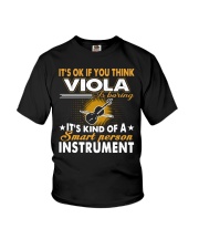 FUNNY TSHIRT FOR VIOLA PLAYERS Youth T-Shirt thumbnail