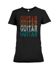 ELECTRIC ACOUSTIC GUITAR TSHIRT FOR GUITARIST Premium Fit Ladies Tee tile