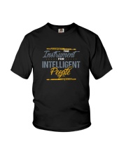 Fluteasaurus funny t rex flute tshirt Youth T-Shirt thumbnail