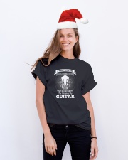 ELECTRIC ACOUSTIC GUITAR TSHIRT FOR GUITARIST Classic T-Shirt lifestyle-holiday-crewneck-front-1