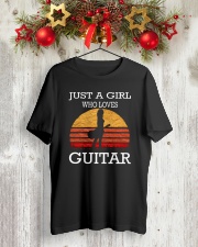 ELECTRIC ACOUSTIC GUITAR TSHIRT FOR GUITARIST Classic T-Shirt lifestyle-holiday-crewneck-front-2
