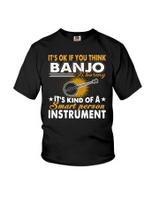FUNNY DESIGN FOR BANJO PLAYERS Youth T-Shirt thumbnail