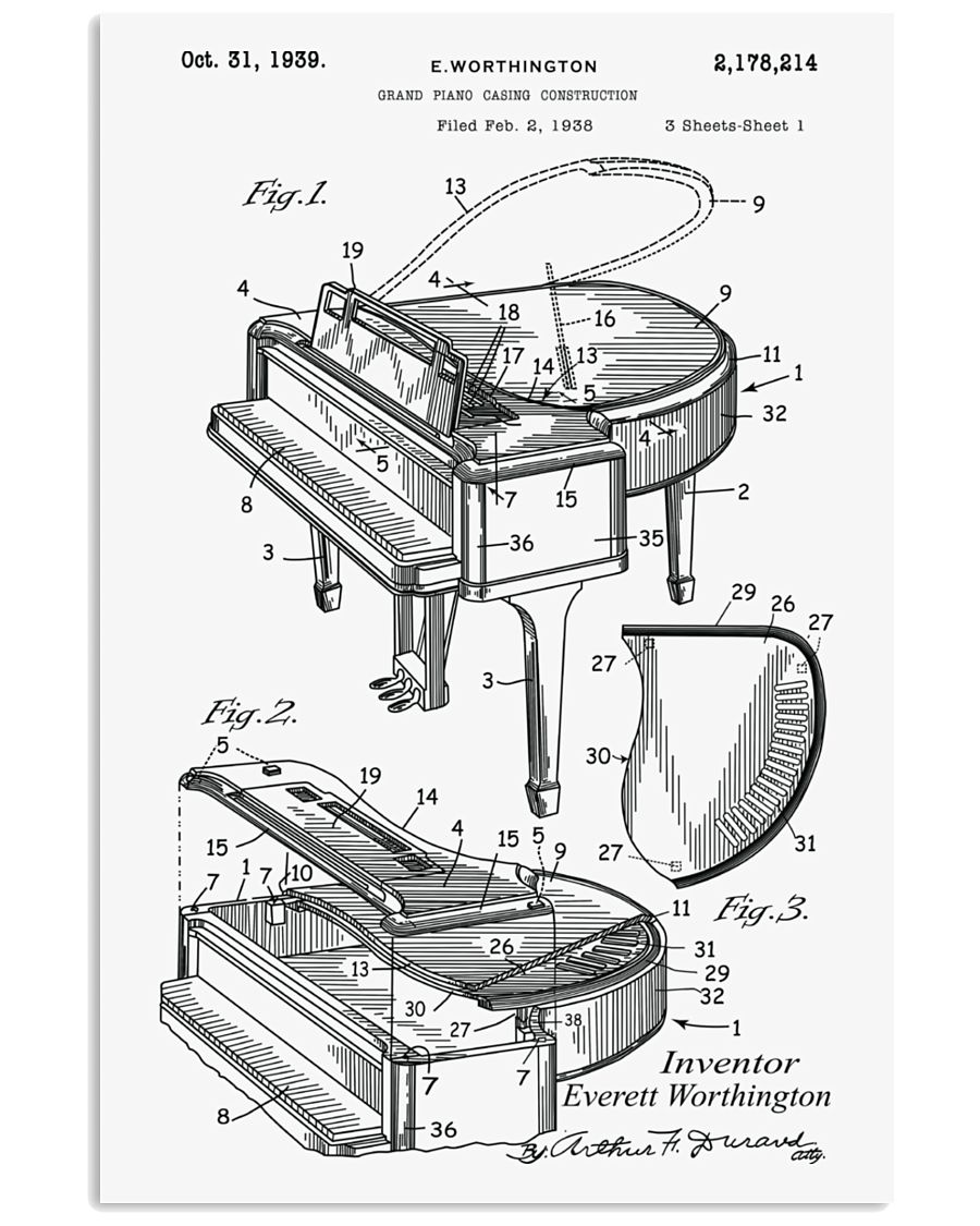 MUST HAVE FOR PIANISTs 11x17 Poster