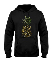 Pineapple Music Notes Musician Hooded Sweatshirt thumbnail