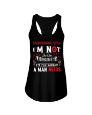 FUNNY SAX TSHIRT FOR SAXOPHONE PLAYER Ladies Flowy Tank tile