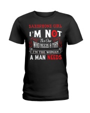 FUNNY SAX TSHIRT FOR SAXOPHONE PLAYER Ladies T-Shirt tile