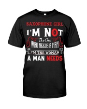 FUNNY SAX TSHIRT FOR SAXOPHONE PLAYER Premium Fit Mens Tee tile