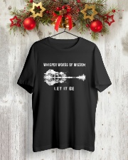 ELECTRIC ACOUSTIC GUITAR TSHIRT FOR GUITARIST Classic T-Shirt lifestyle-holiday-crewneck-front-2