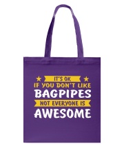 FUNNY BAGPIPES TSHIRT FOR PIPER PIPE BAND Tote Bag thumbnail