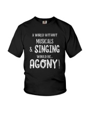 THEATRE THEATER MUSICALS MUSICAL TSHIRT Youth T-Shirt thumbnail