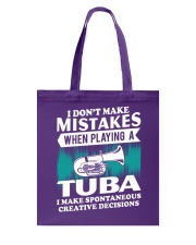 TUBA TSHIRT FOR TUBIST TUBAIST Tote Bag thumbnail