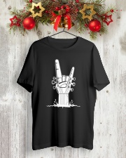 ELECTRIC ACOUSTIC GUITAR TSHIRT FOR GUITARIST Classic T-Shirt lifestyle-holiday-crewneck-front-2