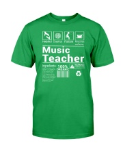 FUNNY MUSIC THEORY TSHIRT FOR MUSICIAN TEACHER Classic T-Shirt front