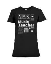 FUNNY MUSIC THEORY TSHIRT FOR MUSICIAN TEACHER Premium Fit Ladies Tee thumbnail