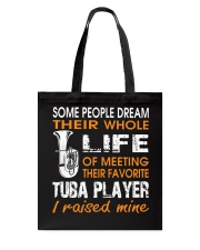TUBA TSHIRT FOR TUBIST TUBAIST Tote Bag thumbnail