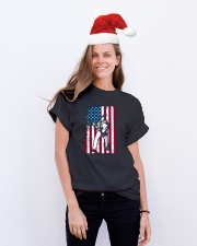ELECTRIC ACOUSTIC GUITAR TSHIRT FOR GUITARIST Classic T-Shirt lifestyle-holiday-crewneck-front-1