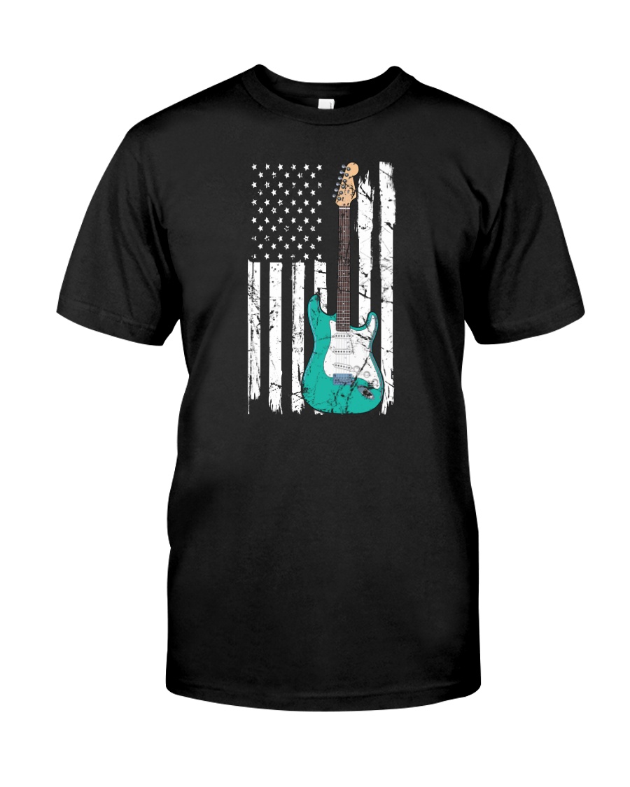 ELECTRIC ACOUSTIC GUITAR TSHIRT FOR GUITARIST Classic T-Shirt