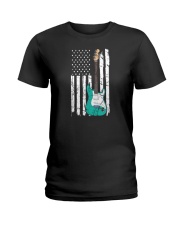 ELECTRIC ACOUSTIC GUITAR TSHIRT FOR GUITARIST Ladies T-Shirt thumbnail