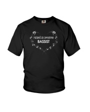 FUNNY BASS GUITAR TSHIRT FOR BASSIST Youth T-Shirt thumbnail
