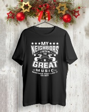 ELECTRIC ACOUSTIC GUITAR TSHIRT FOR GUITARIST Classic T-Shirt lifestyle-holiday-crewneck-front-2
