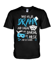 THEATRE THEATER MUSICALS MUSICAL TSHIRT V-Neck T-Shirt thumbnail