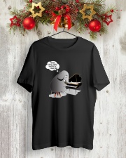 THESE KEYS SEEM VAGUELY FAMILIAR - ELEPHANT PIANO Classic T-Shirt lifestyle-holiday-crewneck-front-2