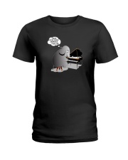 THESE KEYS SEEM VAGUELY FAMILIAR - ELEPHANT PIANO Ladies T-Shirt thumbnail