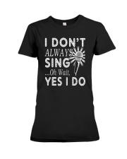 FUNNY DESIGN FOR SINGING LOVERS Premium Fit Ladies Tee thumbnail