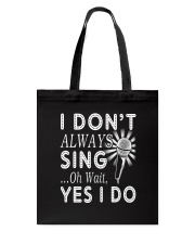 FUNNY DESIGN FOR SINGING LOVERS Tote Bag thumbnail