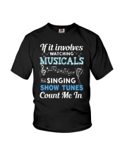THEATRE THEATER MUSICALS MUSICAL TSHIRT Youth T-Shirt thumbnail