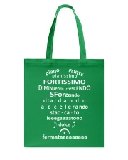 FUNNY MUSIC THEORY TSHIRT FORTE PIANISSIMO Tote Bag thumbnail