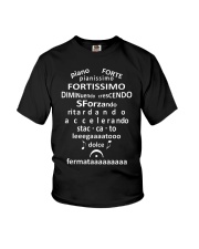 FUNNY MUSIC THEORY TSHIRT FORTE PIANISSIMO Youth T-Shirt thumbnail