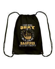 FUNNY BAGPIPES TSHIRT FOR PIPER PIPE BAND Drawstring Bag thumbnail