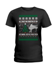 AWESOME DESIGN FOR PIANO PLAYERS Ladies T-Shirt thumbnail