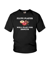 FUNNY DESIGN FOR FLUTE PLAYERS Youth T-Shirt thumbnail