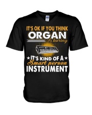 FUNNY DESIGN FOR ORGAN PLAYERS V-Neck T-Shirt thumbnail