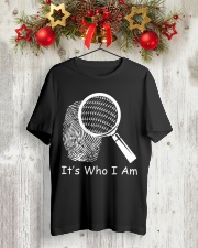 ELECTRIC ACOUSTIC GUITAR TSHIRT FOR GUITARIST Classic T-Shirt lifestyle-holiday-crewneck-front-2