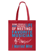 Meeting Favorite Musician married Wife Husband Tote Bag thumbnail
