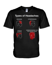 FUNNY DESIGN FOR FLUTE PLAYERS V-Neck T-Shirt tile