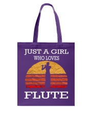 Fluteasaurus funny t rex flute tshirt Tote Bag thumbnail