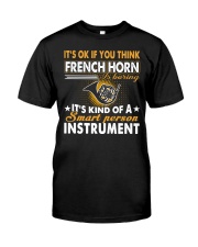 FRENCH HORN TSHIRT FOR HORNIST Classic T-Shirt front