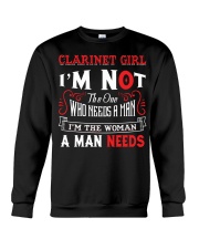 FUNNY DESIGN FOR CLARINET PLAYERS Crewneck Sweatshirt tile