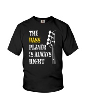 FUNNY BASS GUITAR TSHIRT FOR BASSIST Youth T-Shirt thumbnail