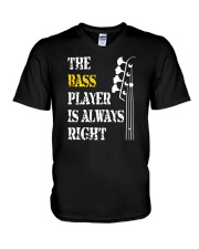 FUNNY BASS GUITAR TSHIRT FOR BASSIST V-Neck T-Shirt thumbnail
