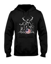 FUNNY DRUM DRUMS TSHIRT FOR DRUMMER Hooded Sweatshirt thumbnail