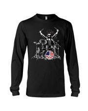 FUNNY DRUM DRUMS TSHIRT FOR DRUMMER Long Sleeve Tee thumbnail