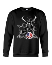 FUNNY DRUM DRUMS TSHIRT FOR DRUMMER Crewneck Sweatshirt thumbnail