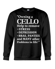 FUNNY TSHIRT FOR CELLO PLAYERS Crewneck Sweatshirt thumbnail