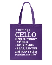 FUNNY TSHIRT FOR CELLO PLAYERS Tote Bag thumbnail