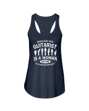 ELECTRIC ACOUSTIC GUITAR TSHIRT FOR GUITARIST Ladies Flowy Tank thumbnail